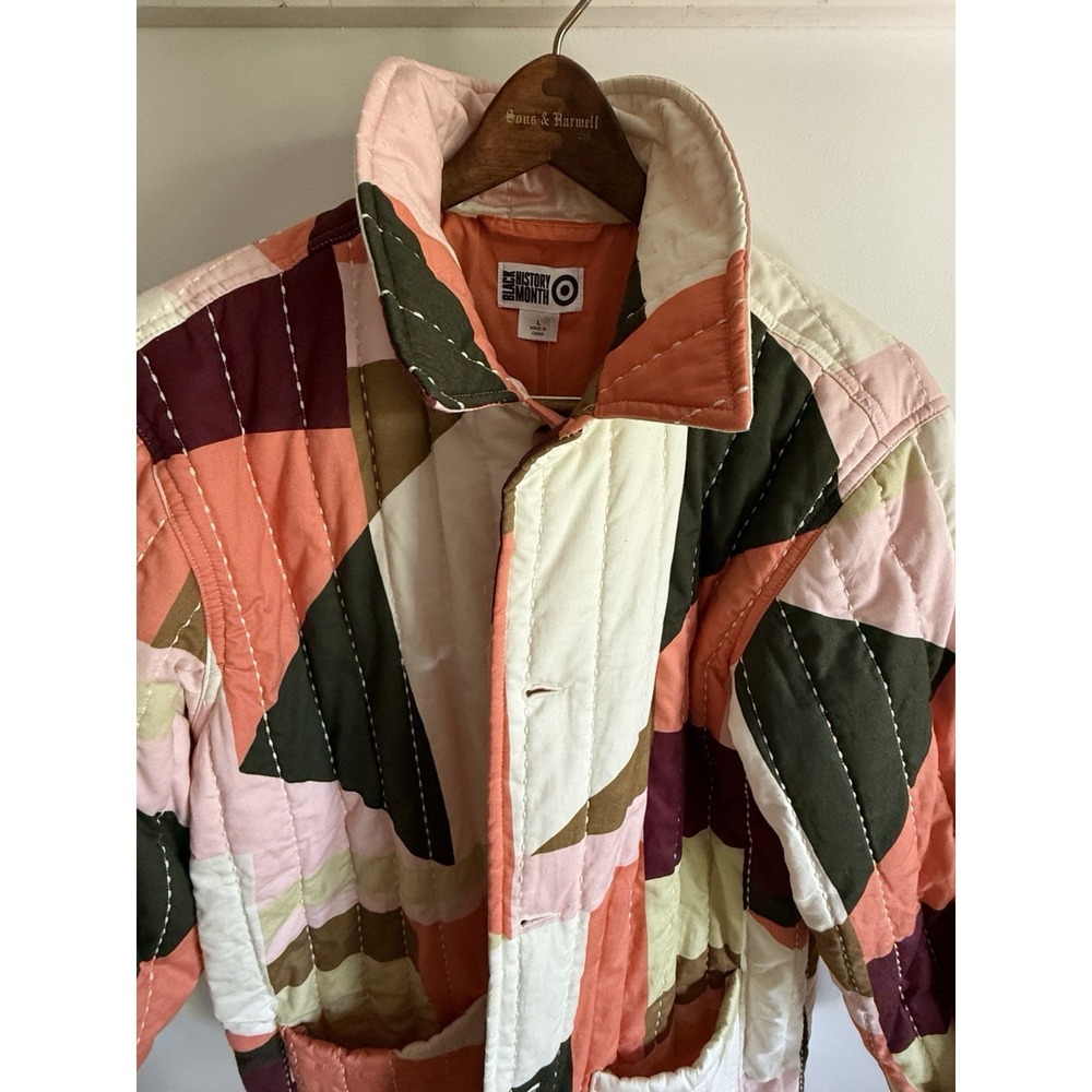 The Quilter's Of Gee's Bend X Target Black History Month Quilted Jacket L NWT - Picture 12 of 16
